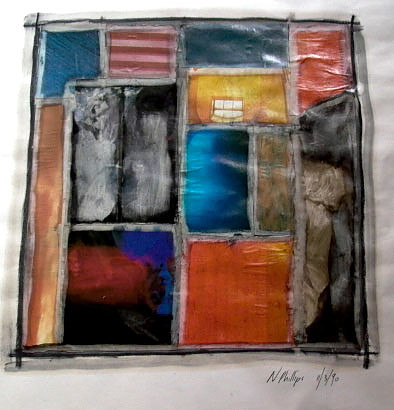 Collage on paper