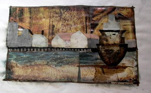 Collage on paper
